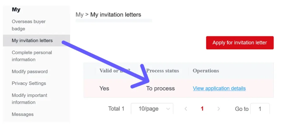 Canton Fair Invitation Letter